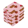 thumbnail image 4 of BZSMCE Towel Cotton Face Towel Soft Hand Towels Fashion Blooming Love Pattern, 4 of 9