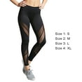 thumbnail image 4 of Minnieouse Polainas negras cómodas y respirables del entrenamiento de la aptitud diseñadas para las polainas activas del deporte de las mujeres Prendas para la parte inferior del cuerpo Negro XL, 4 of 6
