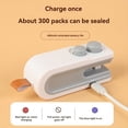 thumbnail image 4 of Sellador de Bolsas Mini 2 en 1, Recargable por USB, Sellador de Bolsas con Chip, Sellador Térmico, Sellador de Alimentos Al Vacío Portátil de Mano, Bolsa, 4 of 10