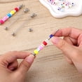 thumbnail image 3 of KAKOWELY 10 Pcs Beadable Keychains Beaded Keychain Blanks Keychain Bars Keychain Making Supplies For Crafts Pendants Making,3.39"X0.28"X0.28", 3 of 5