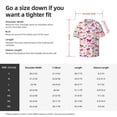 thumbnail image 5 of Gukieu Colorful bows Print Men's Short-sleeved Shirts, Button-down Pocket Shirts, T-shirts, Beach Vacation Travel Summer Clothing-X-Large, 5 of 5