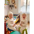 thumbnail image 6 of BemeyourBBs Newborn Baby Boys Spring Fall Winter Clothes Baby Boy Mommys Little Prince Mama's Little Man Outfit Waffle Knit Romper Letter Embroidery Long Sleeve One Piece Jumpsuit and Hat Set, 6 of 9