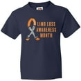 thumbnail image 3 of Inktastic Limb Loss Awareness Prosthetic Leg and Arm Orange Ribbon Youth T-Shirt, 3 of 5