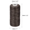 thumbnail image 3 of Unique Bargains Taupe Polyester Waxed Leather Sewing Thread, 55 Yards, 2 Pack, 3 of 6