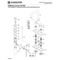 thumbnail image 3 of Kingston Brass KS6646CML Manhattan Double-Handle 4" Centerset Bathroom Faucet with Brass Pop-Up, Polished Nickel, 3 of 4