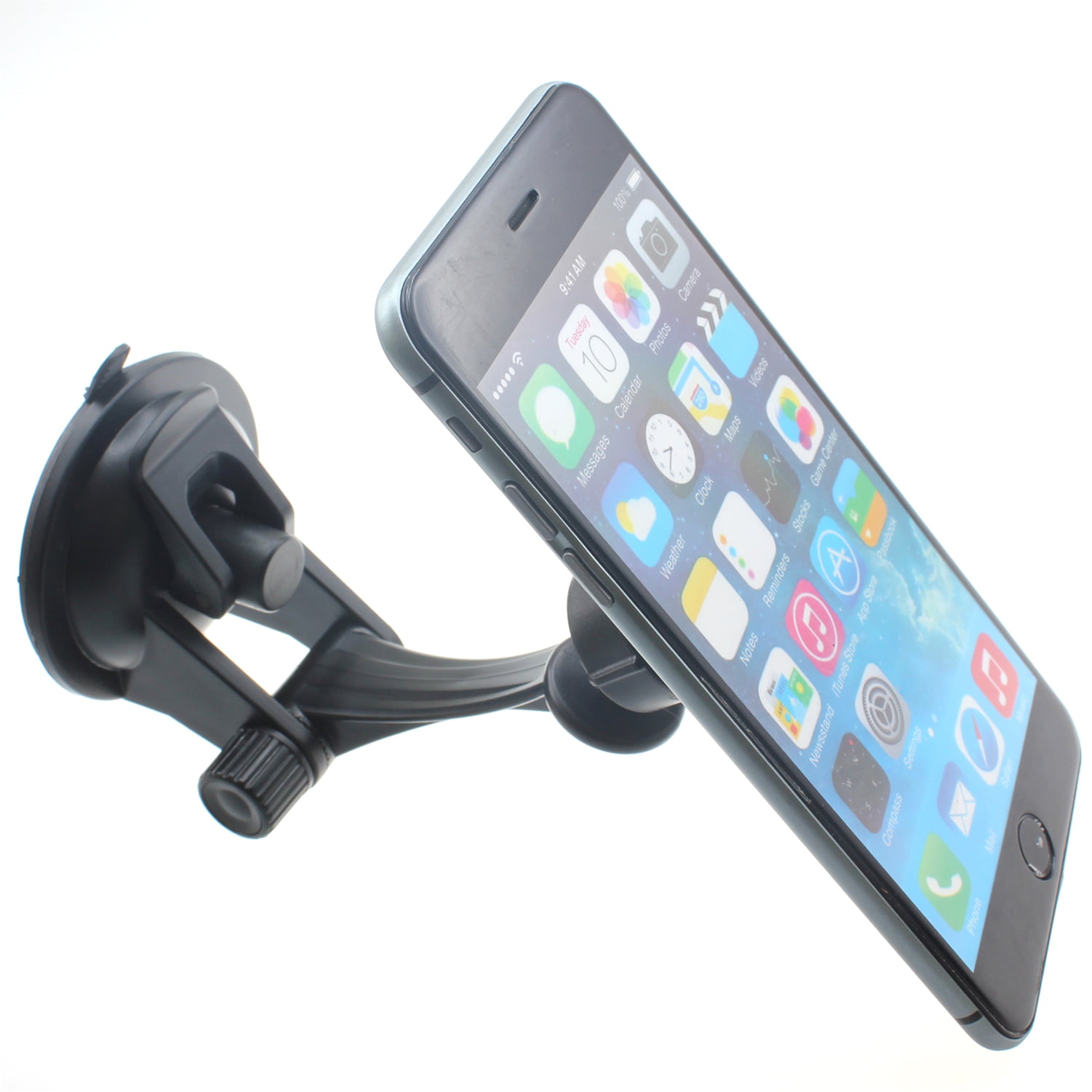 Car Phone Mount Easy Clamp S20/S10 More Ultimate Hands-Free Magnetic Phone Holder for Car Dashboard Windshield Super Suction Compatible with Phone 12/11/11 Pro/8 Plus/8/SE/X/XR/XS/7 