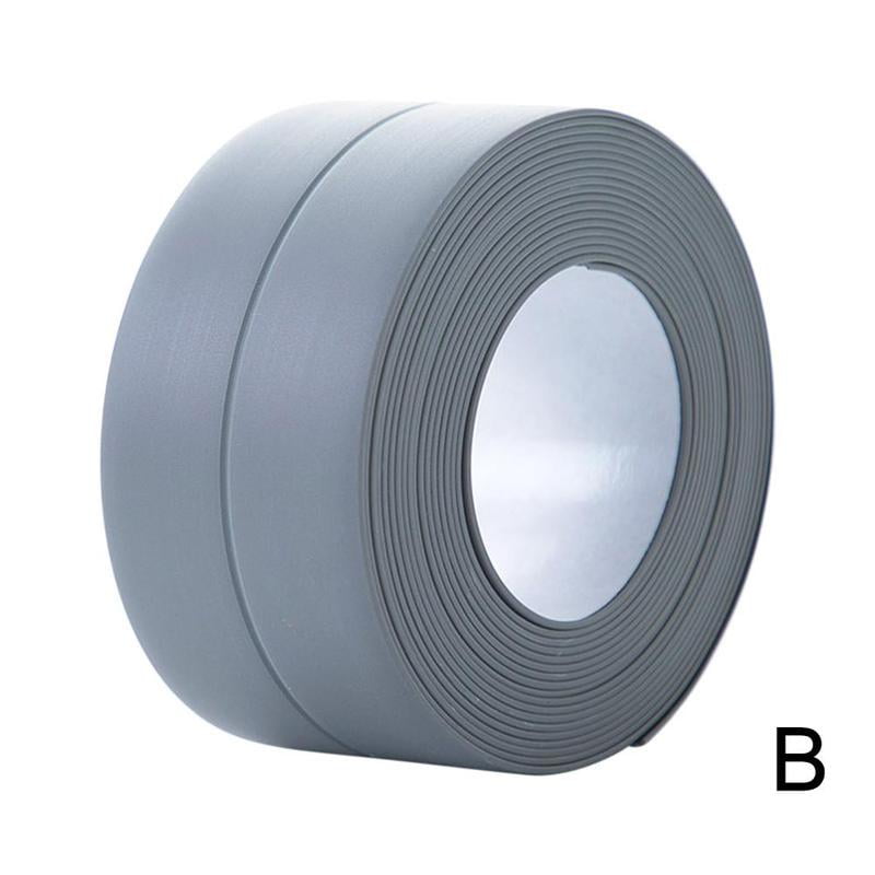 PVC WATERPROOF SEALING TAPE WHITE ADHESIVE BATHROOM LEAK KITCHEN TOOL