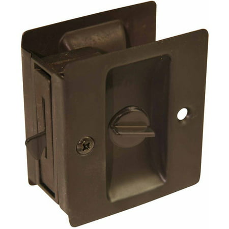 Ultra 49607 Oil Rubbed Bronze Privacy Pocket Door (Best Pocket Door Lock)