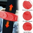 thumbnail image 5 of Under $10 Seat Belt Adjuster, Red Car Belt Clip, Adjustable Seat Belt Clip, Comfort And Safety Belt Adjuster for Car, Truck, And Suv, 5 of 5
