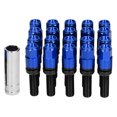 thumbnail image 2 of Extended Lug , Steel Universal Wheel Lug Nuts  For Car Blue, 2 of 8