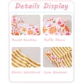 thumbnail image 5 of 2T Baby Girls Clothes 3T Girls 2PCS Floral Outfits Set Toddler Girls Long Sleeve Flower Top Stripe Pants Clothing Set Yellow, 5 of 6