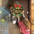 thumbnail image 4 of 2025 New Year Christmas Wreaths Door Hanging 30cm Large Christmas Wreath for Door Window Artificial Hanging Home Party Decor, 4 of 7