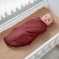 thumbnail image 3 of Comfy Cubs 2 Pack Muslin Swaddle Blankets - Receiving Blanket, Wrap for Boys & Girls (Wine and Neptune), 3 of 5