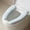 Blue, variant on Thickened Soft Toilet Seat Cover Pad Set Washable Reusable Adhesive Non-Slip Bathroom Comfort Cushion