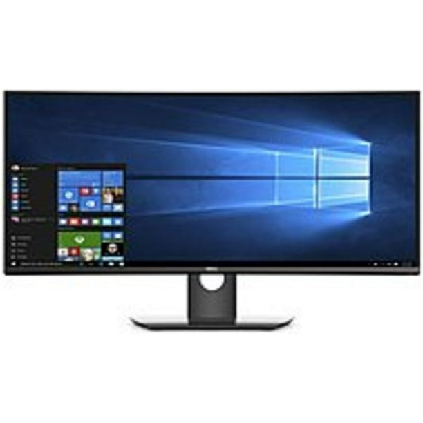 Refurbished Dell U3417w 34 Inch Ultra Sharp Curved Wqhd Led Lit Monitor 3440 X 1440 1k 1 8 Ms 60 Hz Hdmi Usb Black Walmart Com Walmart Com