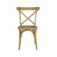 thumbnail image 6 of Annecy Classic Traditional X-Back Wood Outdoor Dining Chair, Natural (Set of 2), 6 of 9