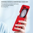 thumbnail image 5 of Dteck for Samsung Galaxy Z Flip 6 Case with Powerful Magnet, Solid Color PC Hard Protective Z Flip 6 Case Compatible with MagSafe Wireless Charger Anti-Scratch Shockproof Phone Case for Galaxy Z FlRed, 5 of 7