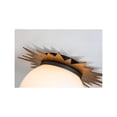 thumbnail image 2 of Lucas McKearn Soleil 15" 3-light Metal Flush Mount in Gold/Weathered Zinc, 2 of 4