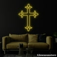 thumbnail image 4 of Glowneon Cross Neon Sign, Cross LED Sign, Christian Cross Symbol, Cross Jesus LED Neon Light, 4 of 5