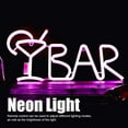 thumbnail image 2 of Letrero luminoso decorativo con letras de neón LED morado, 2 of 5