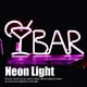 thumbnail image 2 of Letrero luminoso decorativo con letras de neón LED morado, 2 of 5