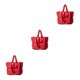 thumbnail image 1 of Minnieouse Manténgase abrigado con bolso de mano acolchado de nailon, bolso de hombro acolchado de gran capacidad, bolso de almohada rojo Type1 NO1, 1 of 6