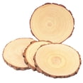 thumbnail image 1 of Rodajas de Madera de Pino Natural GNIEMCKIN 25-30 cm para Manualidades DIY, 4 piezas, 1 of 7