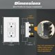 thumbnail image 4 of GFCI Outlets ELECTECK, paquete de 10 amperios, resistente a la intemperie, 4 of 7