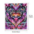 thumbnail image 3 of TUWABEII Regalos de San Valentín 1 manta de franela suave y cálida para San Valentín - Ideal para decorar sofá cama - Regalos navideños para mujeres, 3 of 6