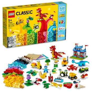 LEGO Classic Build Together 11020 Building Set (1,601 Pieces)