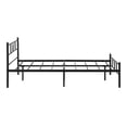 thumbnail image 5 of FurnitureR Full Metal Bed Frame with Headboard & Footboard, Black, 5 of 8