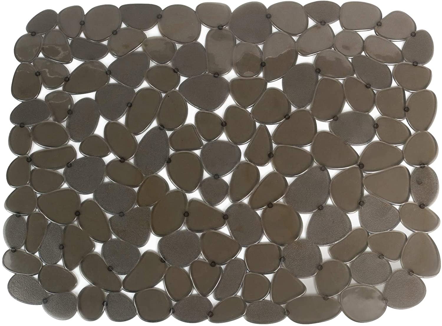 Sink Mat, Adjustable PVC Black Pebble Sink Protector for Stainless