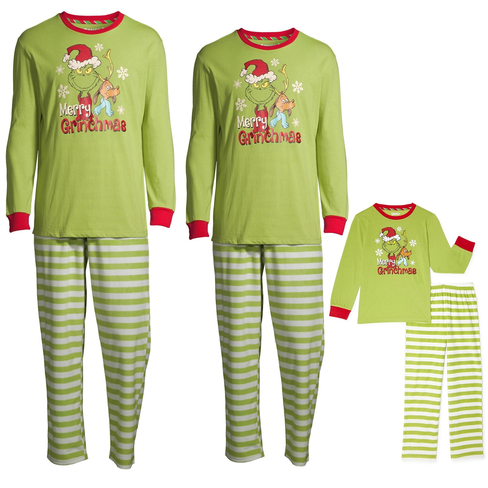 Family Christmas Pjs Matching Sets for Couples Women Men Xmas