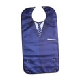 thumbnail image 2 of Decodeary Adult Bib Clothing Protector Waterproof Reusable Adult Bib Suitable For Eating Creative Suit Pattern Bibs Style A, 2 of 6
