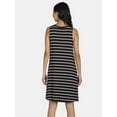 thumbnail image 2 of Time and Tru Women's Sleeveless Knit Swing Dress, Sizes XS-XXXL, 2 of 4