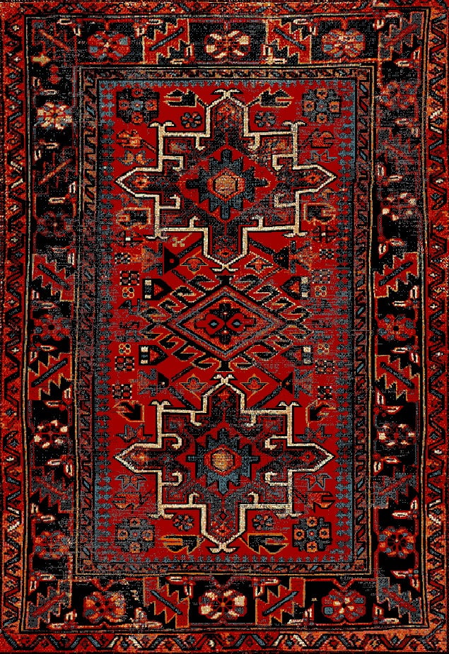Safavieh Vintage Hamadan Dania Oriental Area Rug, Red/Multi, 6'7" x 9'