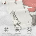 thumbnail image 5 of Yayeee 100% Cotton Hand Towels for Bathroom 16" x 28" Soft Absorbent Kitchen Towel, Beige Christmas Santa, 5 of 7