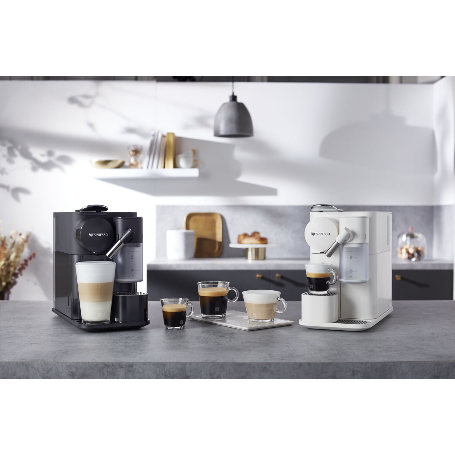 midtergang genetisk indvirkning Nespresso by De'Longhi Lattissima One Single Serve Coffee Machine in Black  - Walmart.com