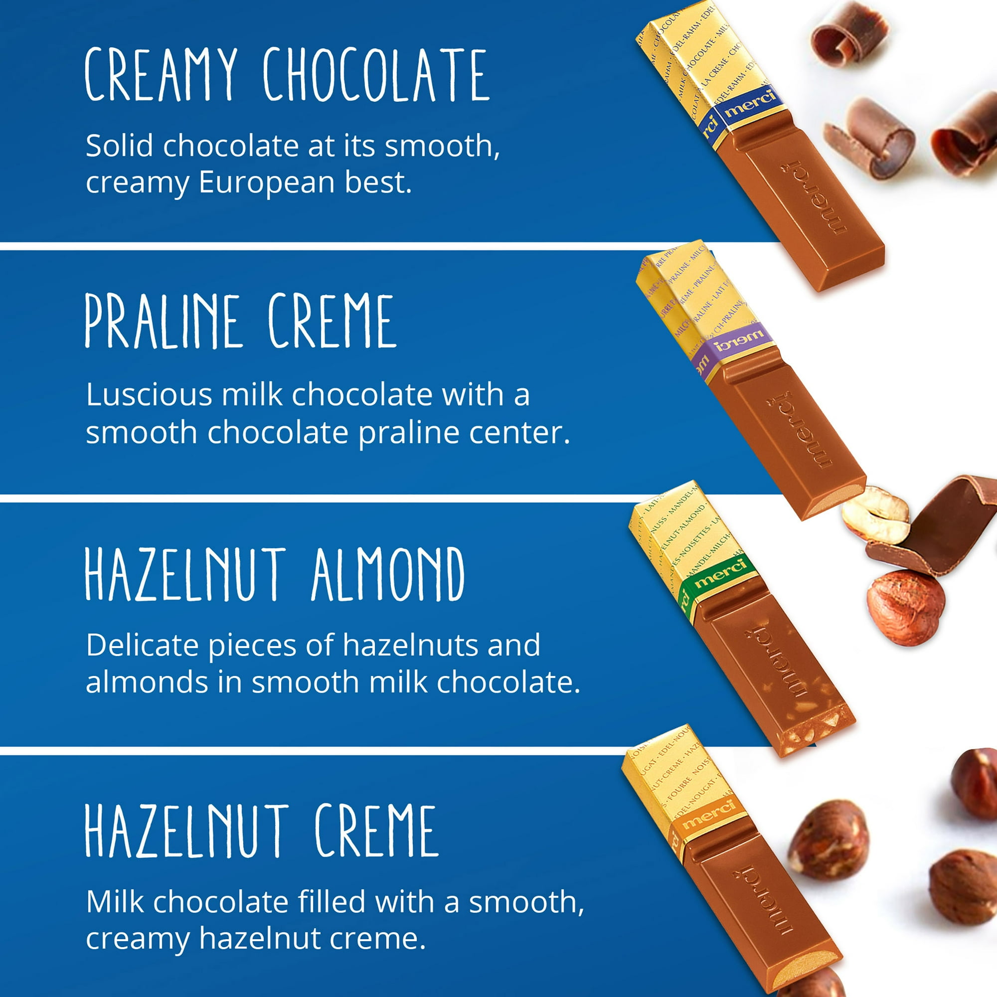 merci Milk Assorted Holiday Chocolate Candy, 8.8oz
