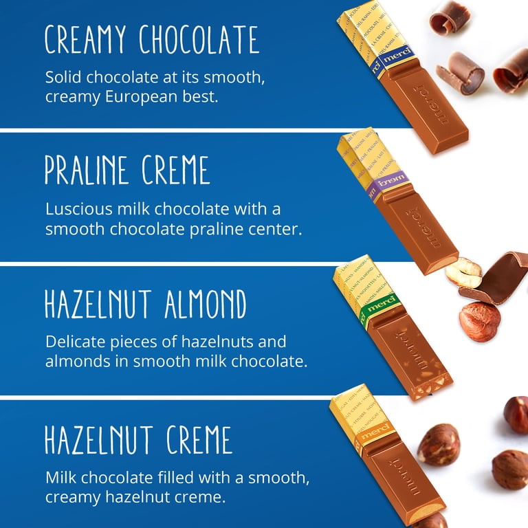 PR Merci Milk Chocolate Assorted Holiday Christmas Chocolate Candy