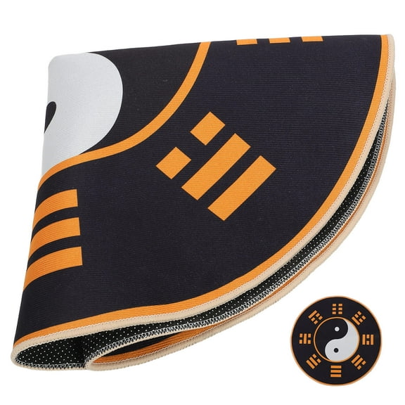 FUEENIRVA Round Chair Mat for Carpet Floors, Wear-Resistant Desk Mat, Simple Design, Floor Protector for Office and Home