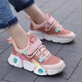 thumbnail image 4 of enyan Boys' Sneakers Athletic Slip On Sneakers Comfortable Bungee Running Sneakers for Girls (Toddler/Little Kid/Big Kid) Pink,12.5, 4 of 7