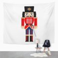 thumbnail image 2 of ZEALGNED Ballet Nutcracker with Sword Christmas Wall Art Hanging Tapestry Home Decor for Living Room Bedroom Dorm 60x80 inch, 2 of 2