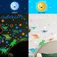 thumbnail image 4 of Glow in The Dark Dinosaur Wall Decals,Glowing Stickers for Ceiling,Boys Bedroom Decoration,Large Luminous Removable Dinosaur Wall Decor for Nursery,Kids Birthday Gift, 4 of 7
