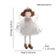 thumbnail image 2 of Christmas Angel Ornaments - Cute Doll Christmas Tree Ornaments Decor - Hat & Cloth for Girls Birthday Party Decorations - Reindeer Angel（pink）, 2 of 5