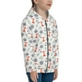 thumbnail image 5 of Kdxio Lighthouse Sailboat Pattern Kids Boys Girls Zip Up Hoodie 3D Printed Hooded Sweatshirt Hoody Coat with Pocket 7-12 Y-Medium, 5 of 6