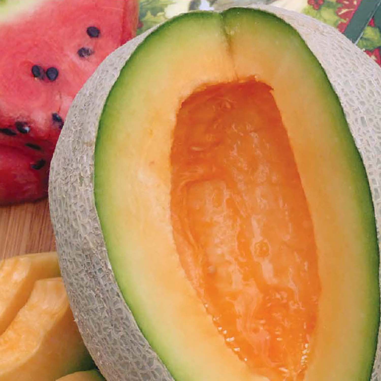 Ferry-Morse 1G Cantaloupe Sierra Gold Fruit Plant Seed Full Sun