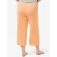 thumbnail image 3 of Joyspun Women's Cropped Knit Sleep Pants, Sizes S to 3X, 3 of 5