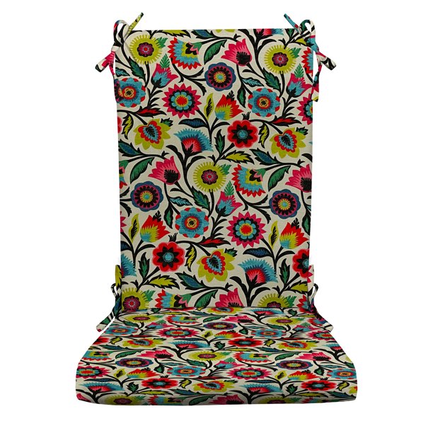 RSH Décor Indoor Outdoor Foam Rocker Rocking Chair Pad Cushions, Fits