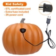 thumbnail image 3 of 11" Jack O' Lantern Halloween Light-Up Pumpkin Lights - Tabletop, Porch, Garden, Bar Decor, 3 of 6